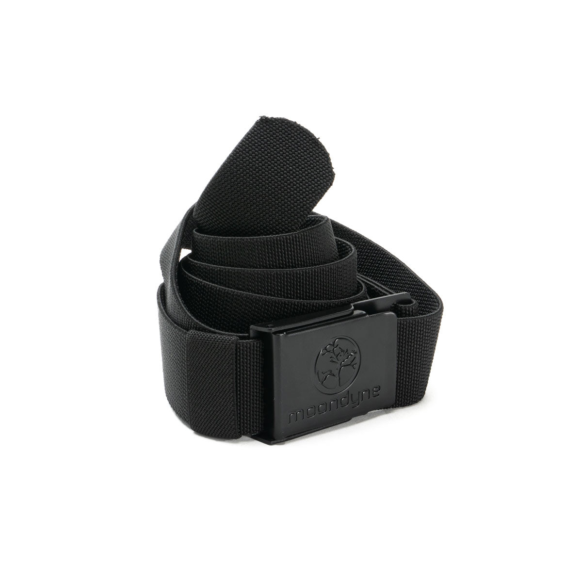 Moondyne STRETCH BELT - STEEL CAM BUCKLE - 1400mm - BLACK
