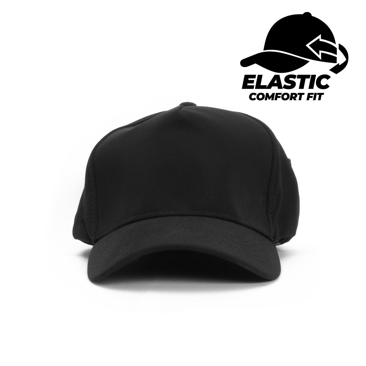 Moondyne Elastic Fit Cap Black L-xl 57-60CM