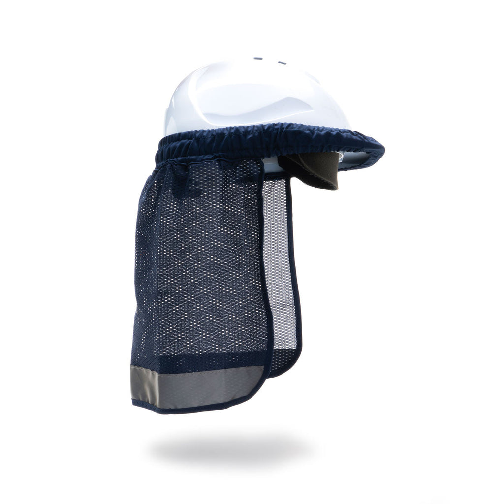 Moondyne Elastic Hard Hat Flap - Blue
