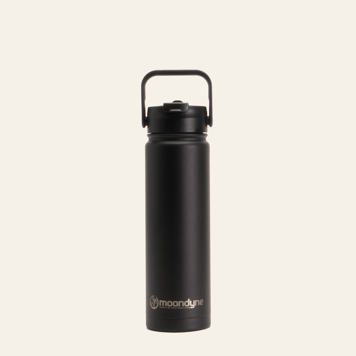 Moondyne 700ML Stainless Steel Vacuum Thermal Bottle - Black