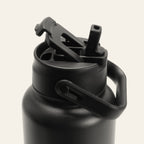 Moondyne 1200ML Stainless Steel Vacuum Thermal Bottle - Black - Combo Lid