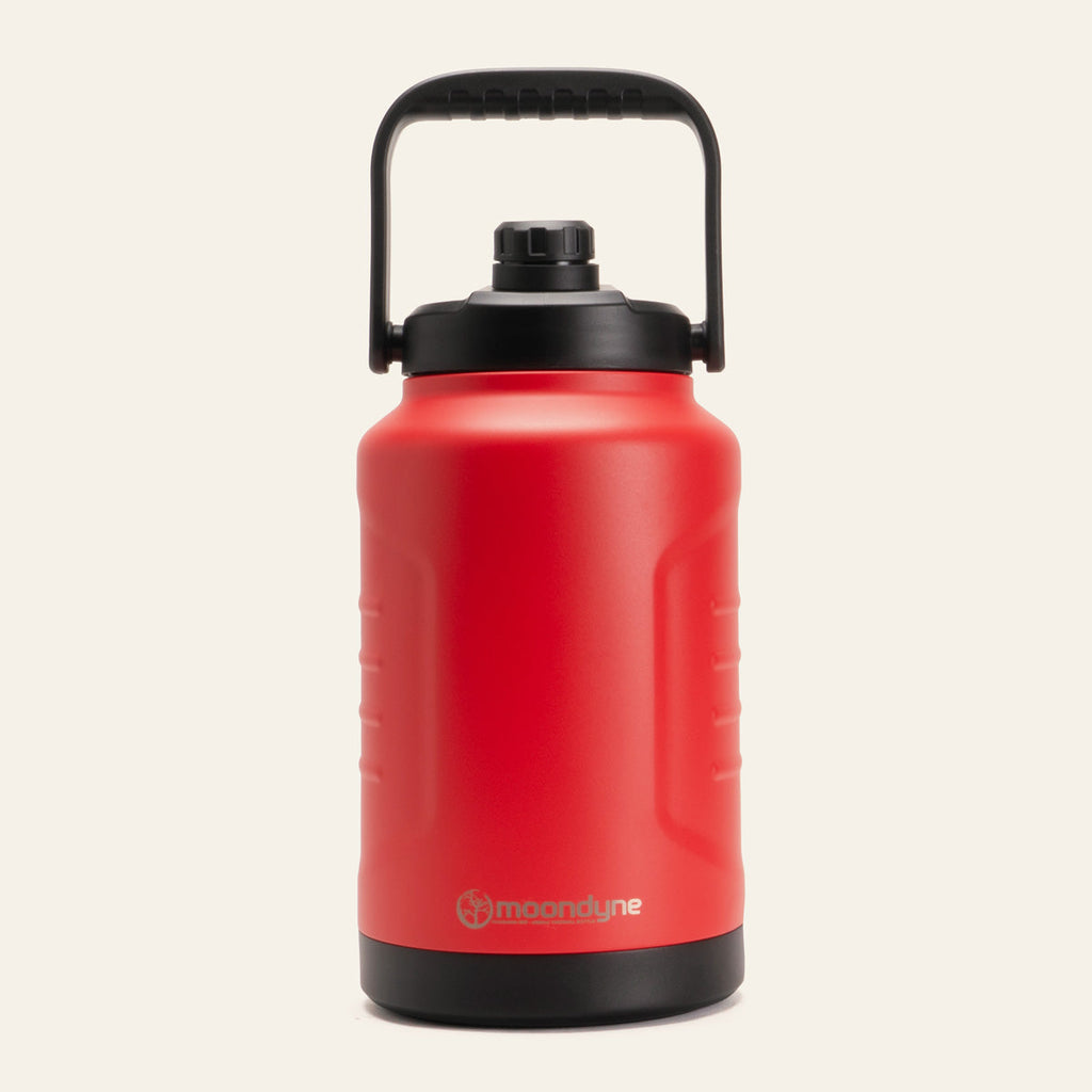 Moondyne 4000ML Stainless Steel Vacuum Thermal Bottle - Red