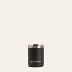 Moondyne 400ML - Large Base - Stainless Steel - Vacuum Insulated - Thermal Mug - Black