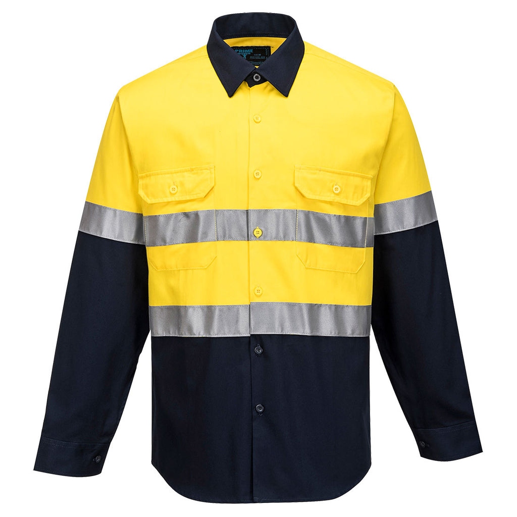 Hi-Vis Contrast Long Sleeve Shirt - view 3