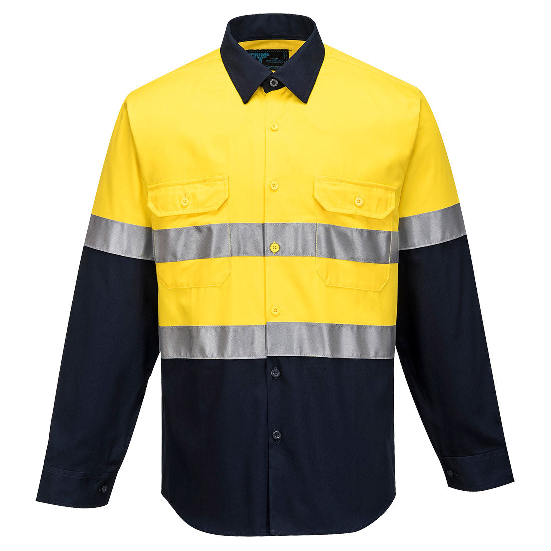Hi-Vis Contrast Long Sleeve Shirt - view 3