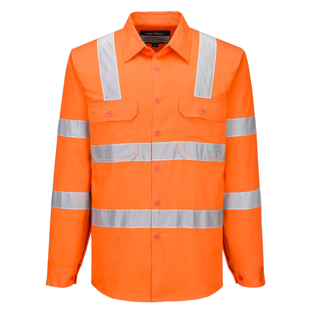 Hi-Vis Lightweight Cotton Shirt L/S - view 2