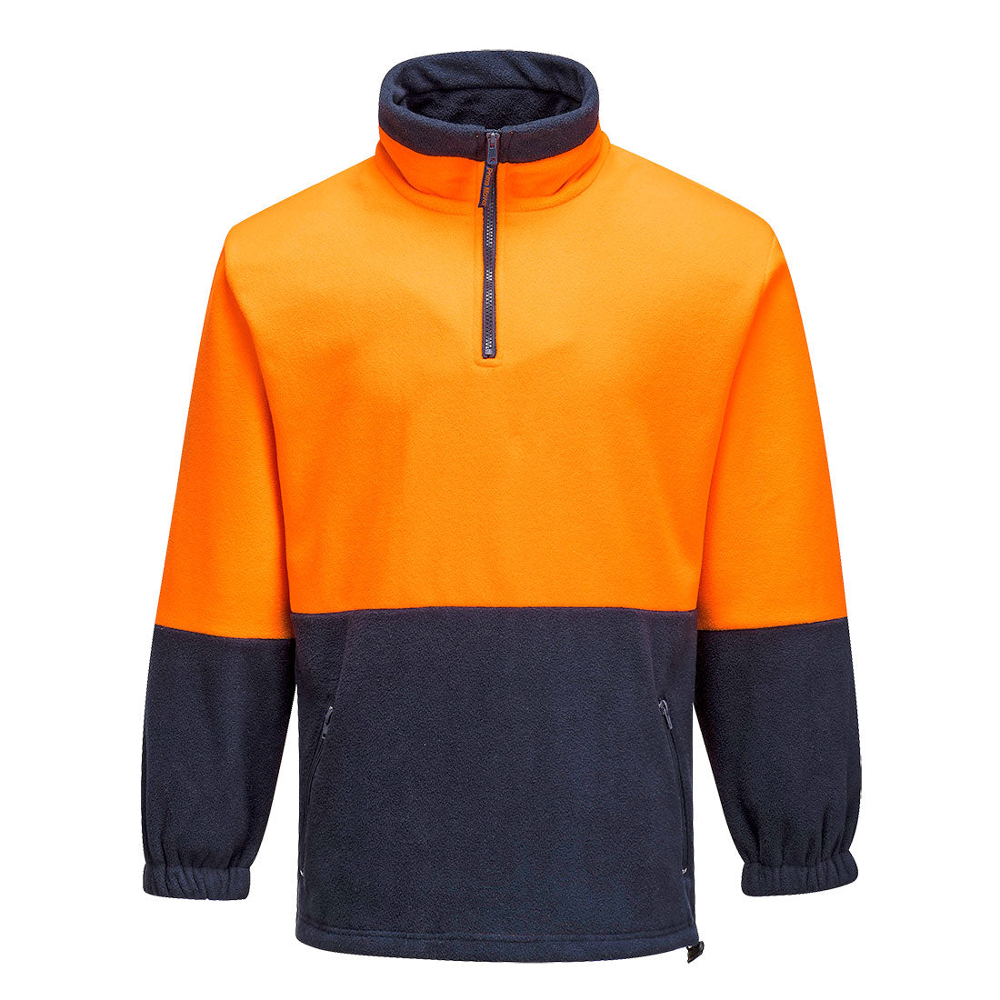 Hi-Vis Contrast 1/4 Zip Class D Polar Fleece - view 1