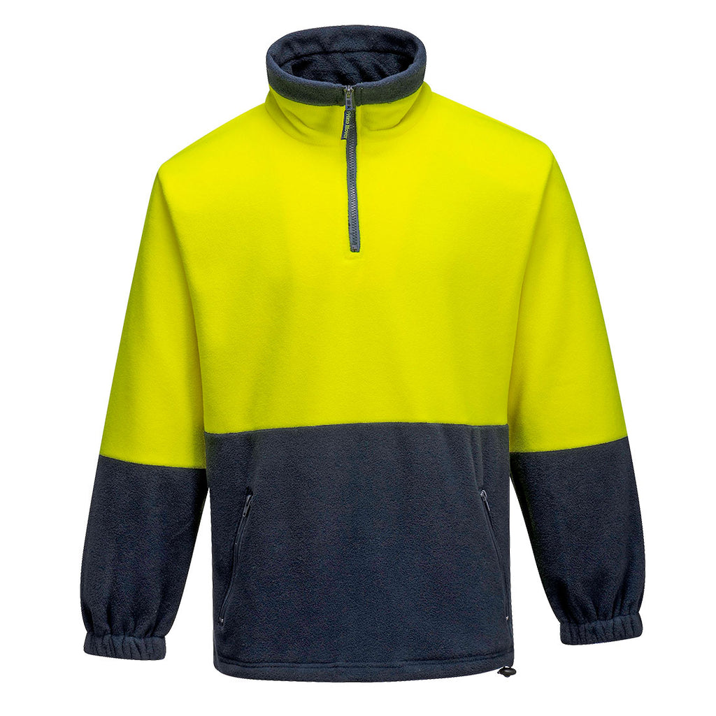 Hi-Vis Contrast 1/4 Zip Class D Polar Fleece - view 3