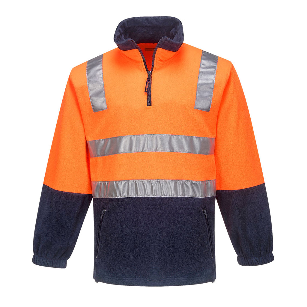 Hi-Vis Contrast 1/4 Zip Polar Fleece - view 1