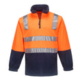 Hi-Vis Contrast 1/4 Zip Polar Fleece - view 1