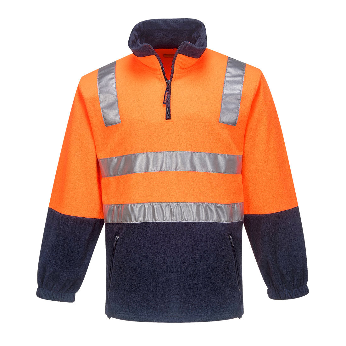 Hi-Vis Contrast 1/4 Zip Polar Fleece - view 1