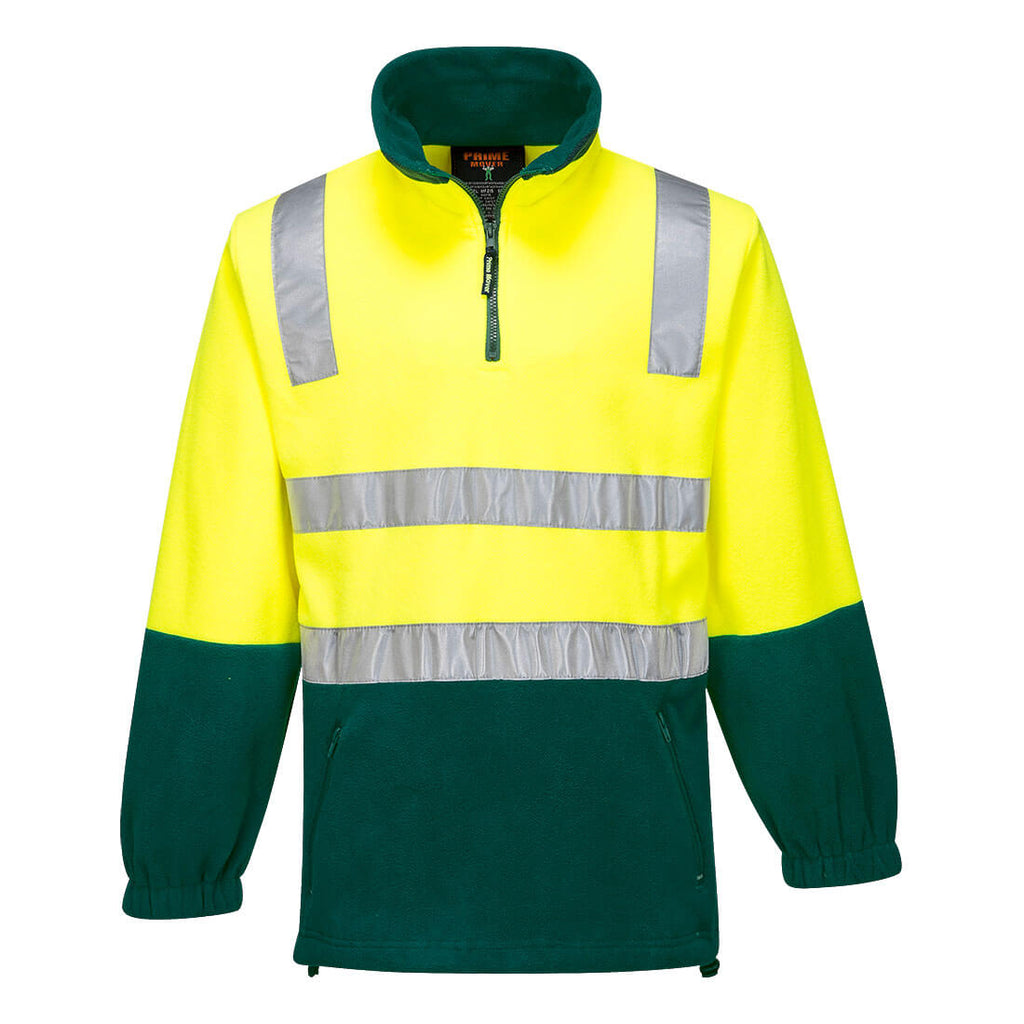 Hi-Vis Contrast 1/4 Zip Polar Fleece - view 3