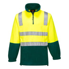 Hi-Vis Contrast 1/4 Zip Polar Fleece - view 3