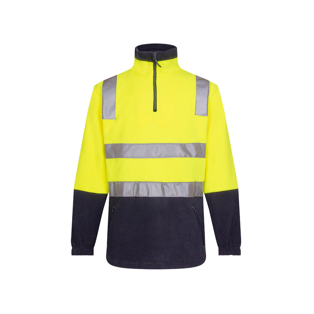 Hi-Vis Contrast 1/4 Zip Polar Fleece - view 4