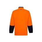 Hi-Vis Contrast 1/4 Zip Brush Fleece - view 2