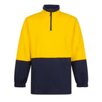Hi-Vis Contrast 1/4 Zip Brush Fleece - view 3