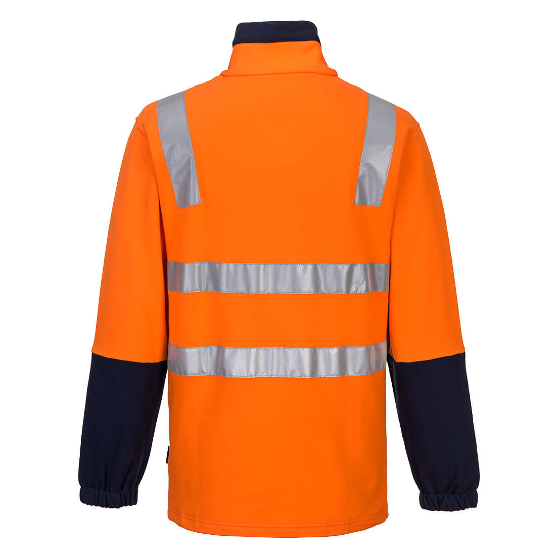 Hi-Vis Contrast 1/4 Zip Brush Fleece - view 2