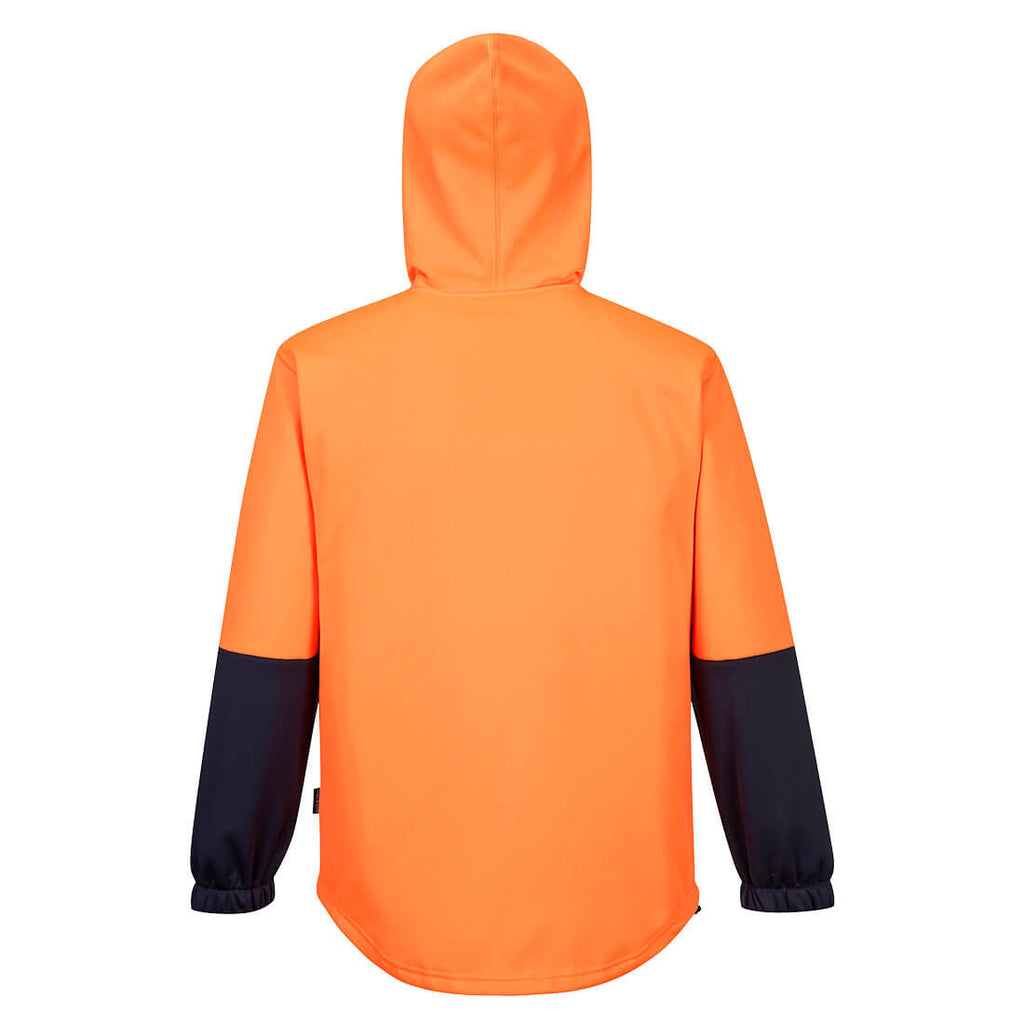Hi-Vis Water Repellent Contrast Zipped Class D Hoodie - view 2