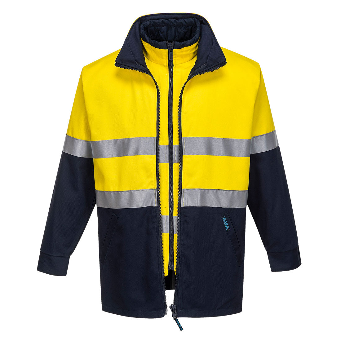 Hume Hi-Vis 4-in-1 Contrast Work Jacket - view 3