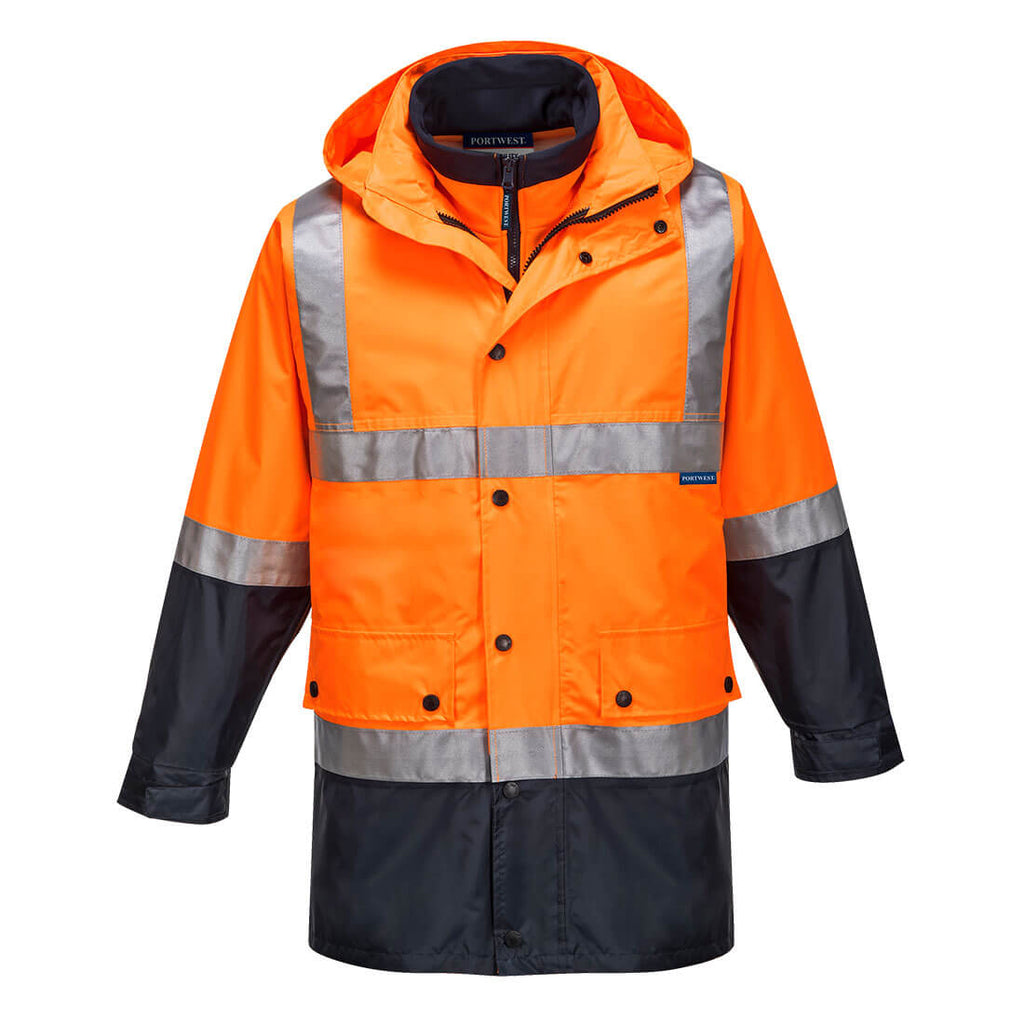 Eyre Hi-Vis 4-in-1 Contrast Jacket - view 1
