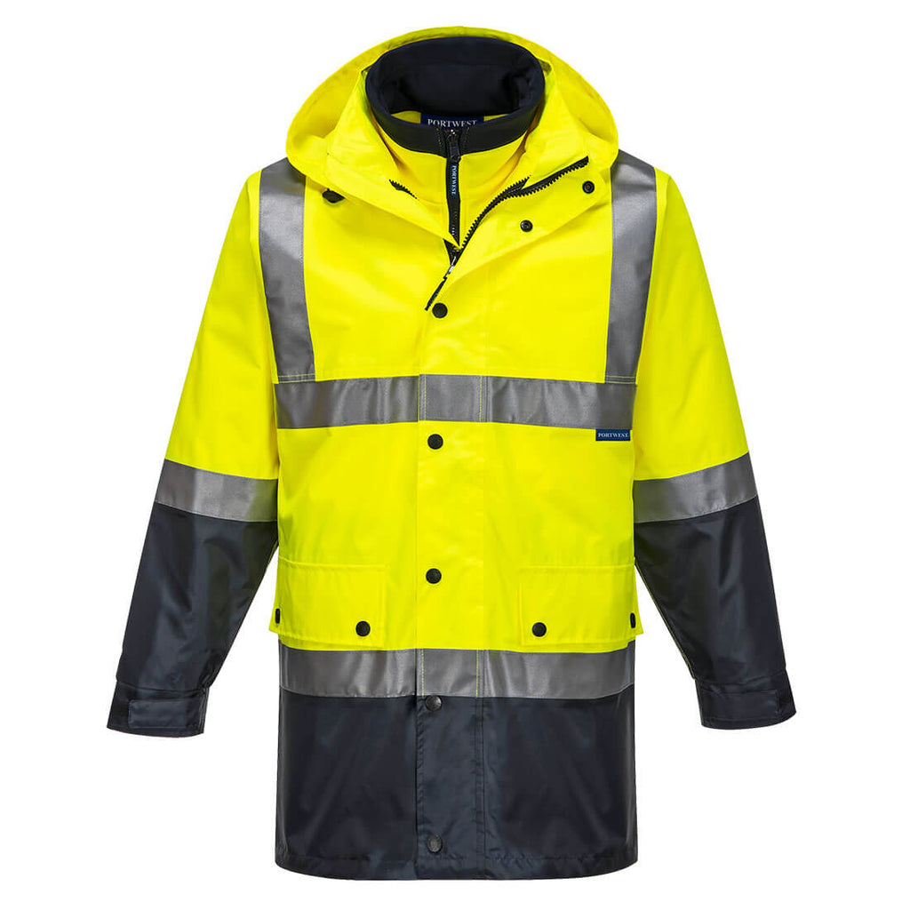 Eyre Hi-Vis 4-in-1 Contrast Jacket - view 4