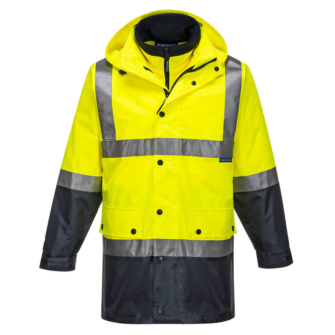 Eyre Hi-Vis 4-in-1 Contrast Jacket - view 4