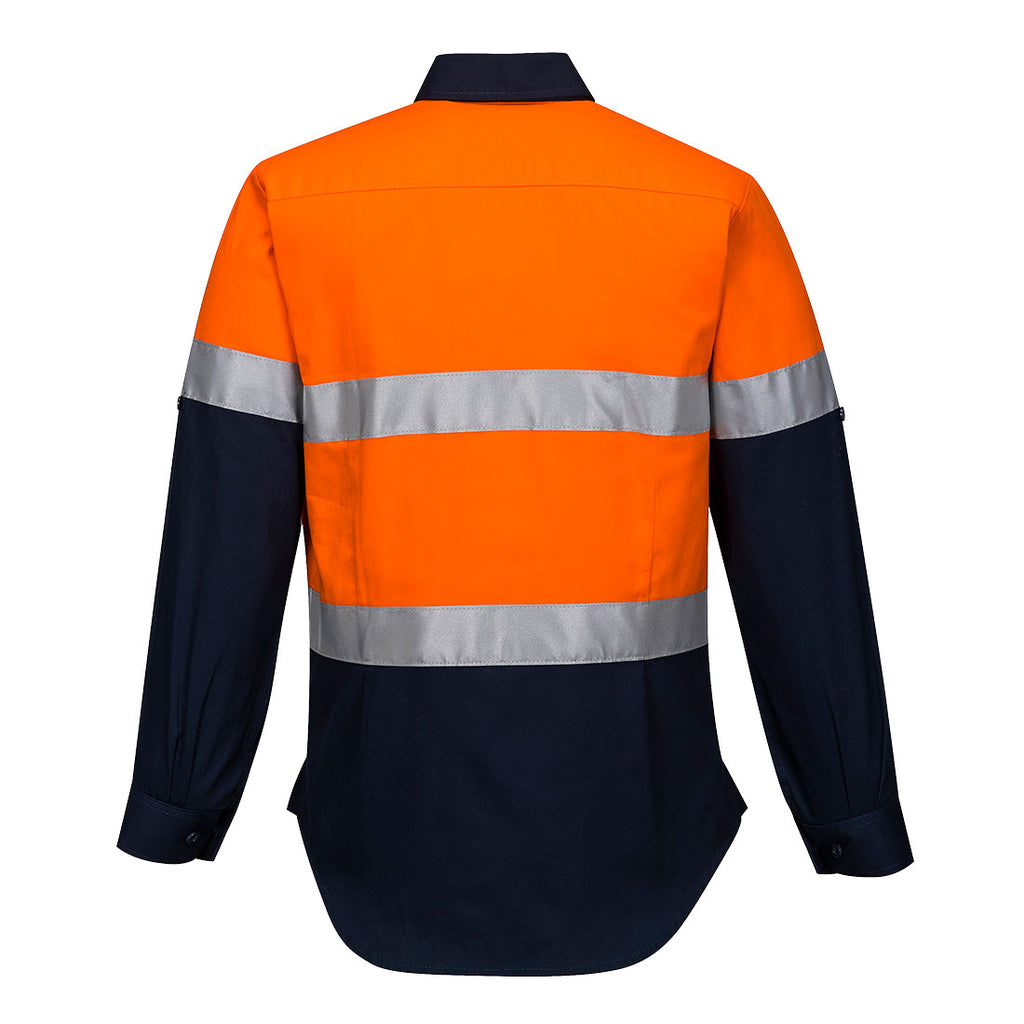 Hi-Vis Women's Contrast Shirt L/S - view 2