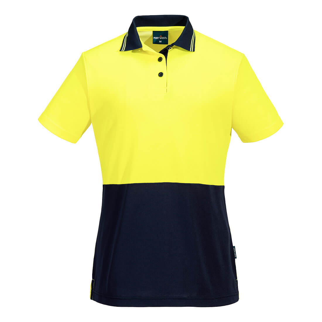 Hi-Vis Women's Cotton Comfort Contrast Class D Polo Shirt S/S - view 3