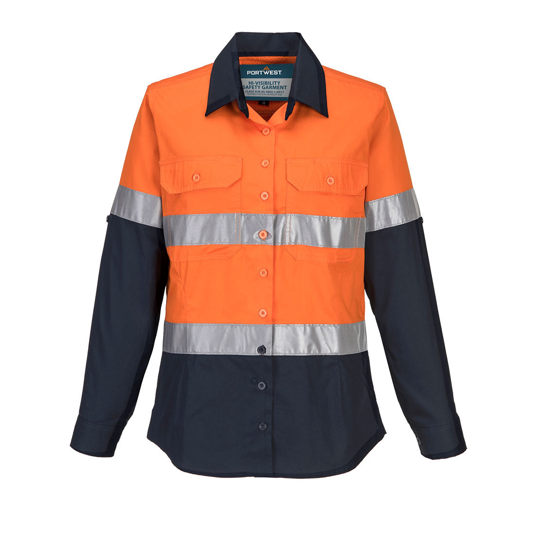 Hi-Vis Women's Lightweight Contrast Shirt L/S - view 1
