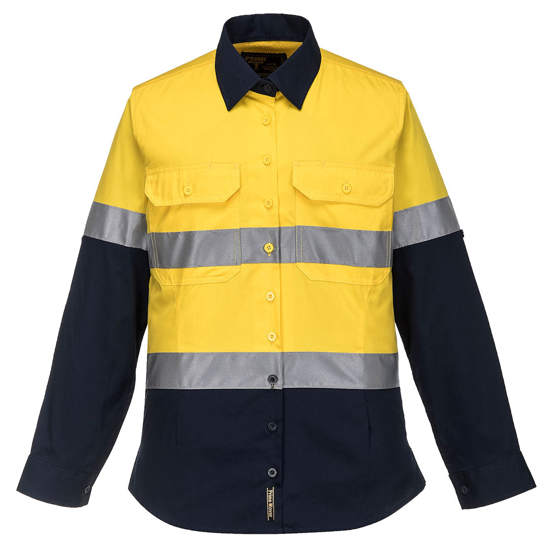 Hi-Vis Women's Lightweight Contrast Shirt L/S - view 3