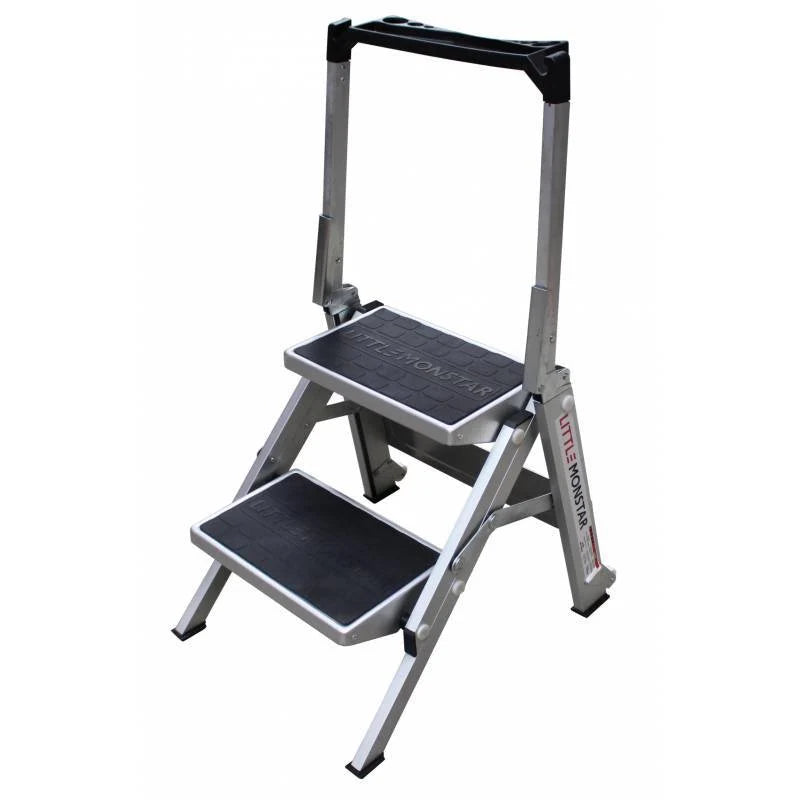 150kg Rated Compact Step Ladder | Warehouse & Retail | Team Systems, view 2