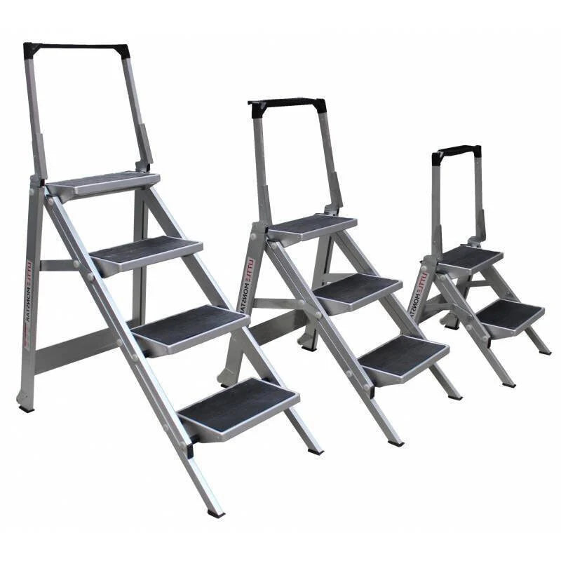 150kg Rated Compact Step Ladder | Warehouse & Retail | Team Systems