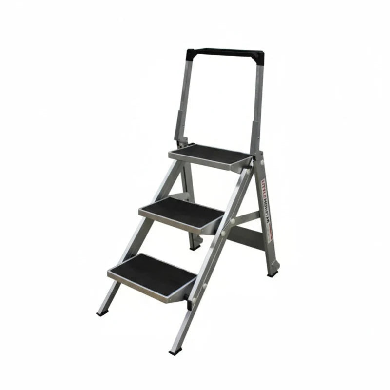 150kg Rated Compact Step Ladder | Warehouse & Retail | Team Systems, view 7