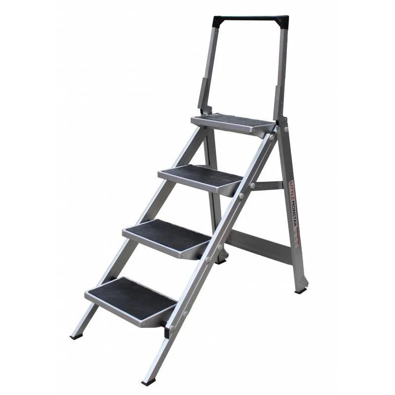 150kg Rated Compact Step Ladder | Warehouse & Retail | Team Systems, view 8