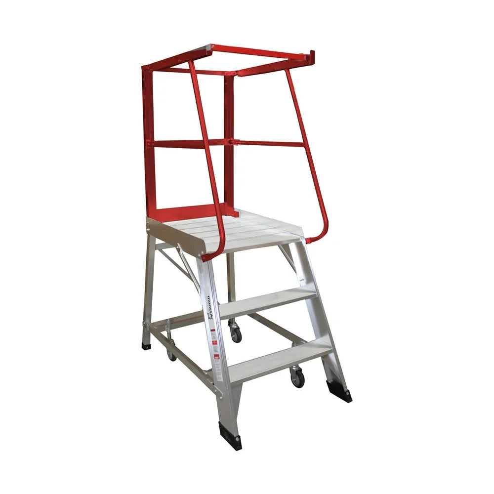 150kg Rated Mobile Order Picker | Warehouse Stocking | Team Systems, view 3
