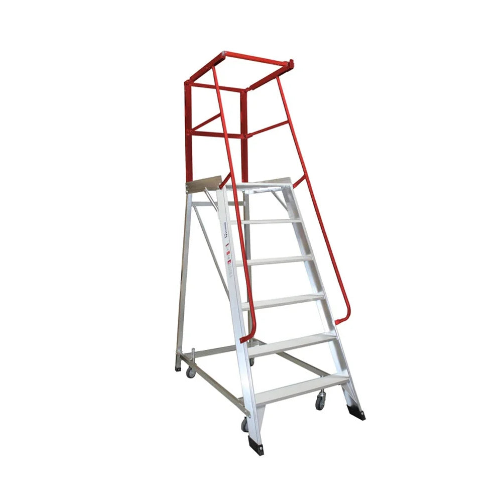 150kg Rated Mobile Order Picker | Warehouse Stocking | Team Systems, view 6