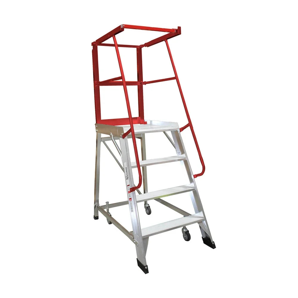 150kg Rated Mobile Order Picker | Warehouse Stocking | Team Systems, view 4