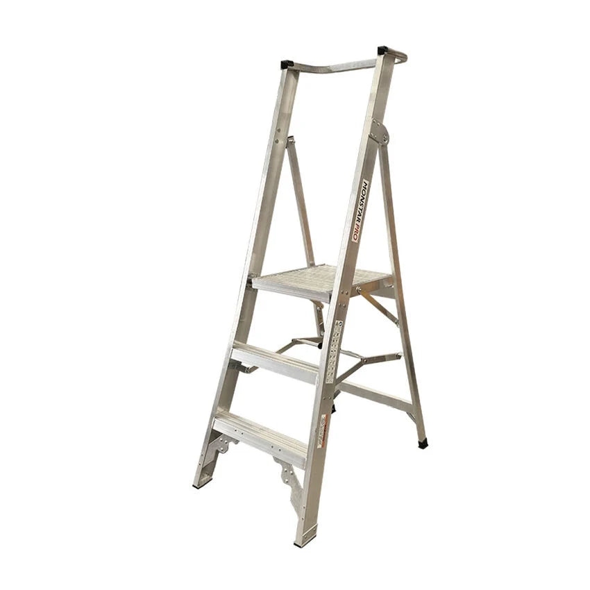 150kg Rated Aluminium Platform Ladder | Warehouse Use | Team Systems, view 2
