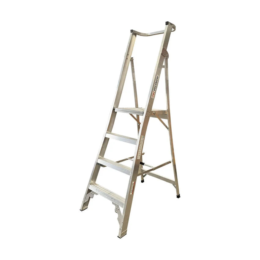 150kg Rated Aluminium Platform Ladder | Warehouse Use | Team Systems, view 3