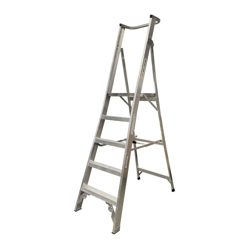 150kg Rated Aluminium Platform Ladder | Warehouse Use | Team Systems, view 4
