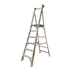 150kg Rated Aluminium Platform Ladder | Warehouse Use | Team Systems, view 5