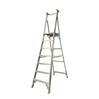 150kg Rated Aluminium Platform Ladder | Warehouse Use | Team Systems, view 6
