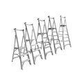 150kg Rated Aluminium Platform Ladder | Warehouses | Team Systems