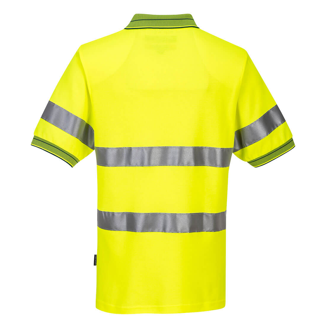 Hi-Vis Cotton Comfort Contrast Polo Shirt S/S - view 2