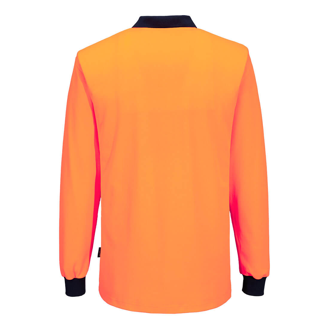 Hi-Vis Cotton Comfort Contrast Class D Polo Shirt L/S - view 2