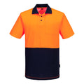 Hi-Vis Cotton Comfort Contrast Class D Polo Shirt S/S - view 1