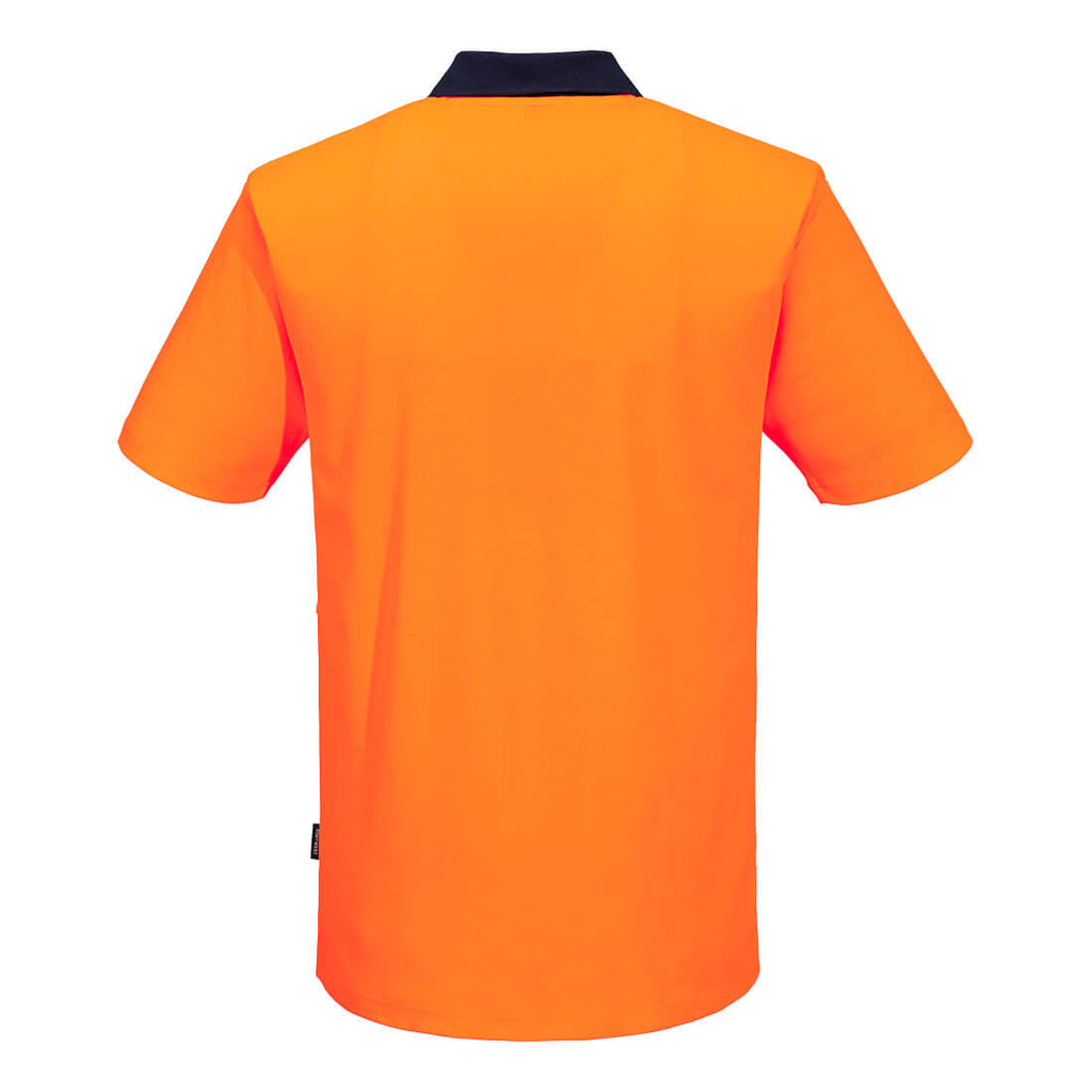 Hi-Vis Cotton Comfort Contrast Class D Polo Shirt S/S - view 2