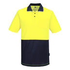 Hi-Vis Cotton Comfort Contrast Class D Polo Shirt S/S - view 3