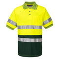 Hi-Vis Contrast Polo Shirt S/S - view 1