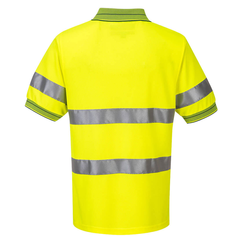 Hi-Vis Contrast Polo Shirt S/S - view 2